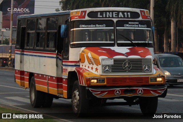 Empresa De Transporte Fátima S.R.L. Linea 11 9912 na cidade de Mariano Roque Alonso, Central, Paraguai, por José Paredes. Número da foto: #12354850.