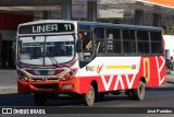Empresa De Transporte Fátima S.R.L. Linea 11 10 na cidade de San Lorenzo, Central, Paraguai, por José Paredes. Número da foto: #12356316.