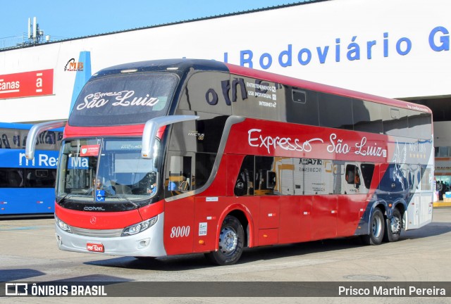 Expresso São Luiz 8000 na cidade de Goiânia, Goiás, Brasil, por Prisco Martin Pereira. Número da foto: #12357640.
