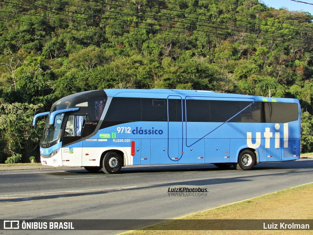UTIL - União Transporte Interestadual de Luxo 9712 na cidade de Juiz de Fora, Minas Gerais, Brasil, por Luiz Krolman. Número da foto: #12358467.