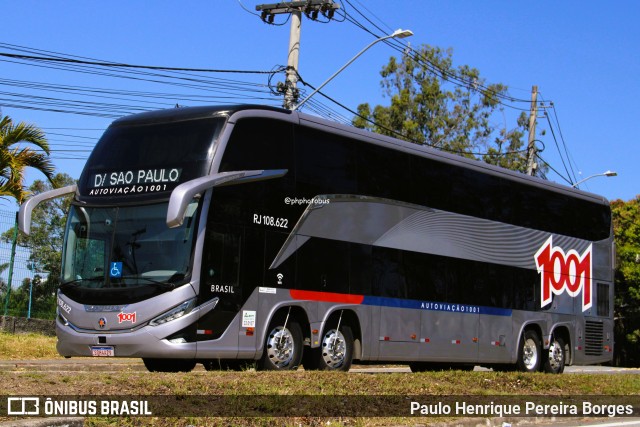 Auto Viação 1001 RJ 108.622 na cidade de Resende, Rio de Janeiro, Brasil, por Paulo Henrique Pereira Borges. Número da foto: #12359487.