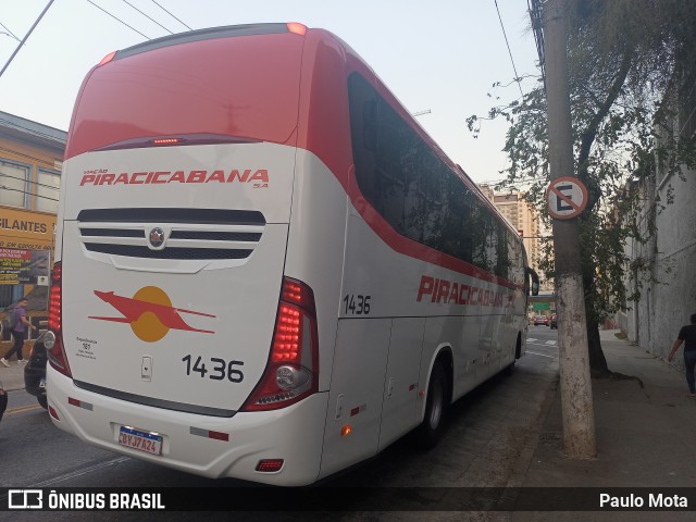 Viação Piracicabana 1436 na cidade de Santo André, São Paulo, Brasil, por Paulo Mota. Número da foto: #12357374.