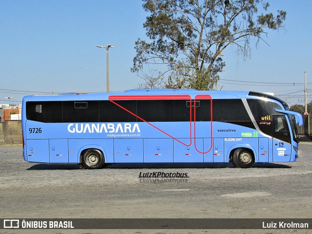 UTIL - União Transporte Interestadual de Luxo 9726 na cidade de Juiz de Fora, Minas Gerais, Brasil, por Luiz Krolman. Número da foto: #12358454.