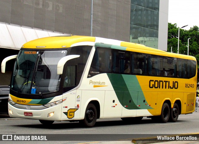 Empresa Gontijo de Transportes 18240 na cidade de Rio de Janeiro, Rio de Janeiro, Brasil, por Wallace Barcellos. Número da foto: #12360365.