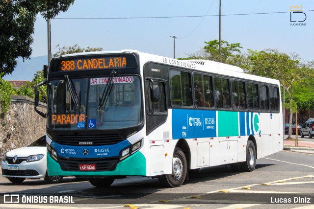 Transportes Campo Grande D53586 na cidade de Rio de Janeiro, Rio de Janeiro, Brasil, por Lucas Diniz. Número da foto: #12357567.