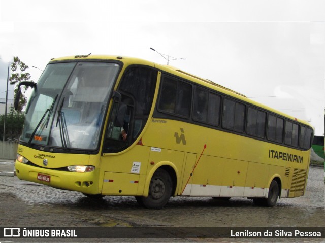 Viação Itapemirim 8501 na cidade de Caruaru, Pernambuco, Brasil, por Lenilson da Silva Pessoa. Número da foto: #12359559.