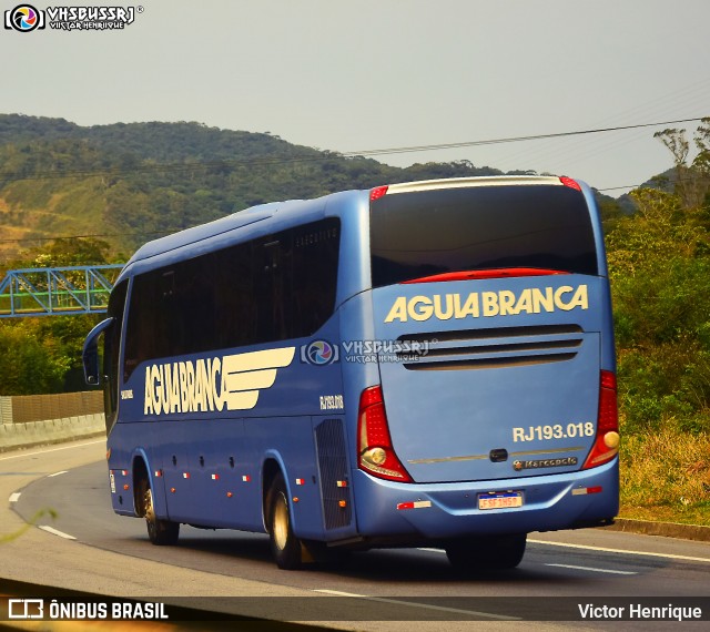 Viação Águia Branca RJ 193.018 na cidade de Petrópolis, Rio de Janeiro, Brasil, por Victor Henrique. Número da foto: #12359569.