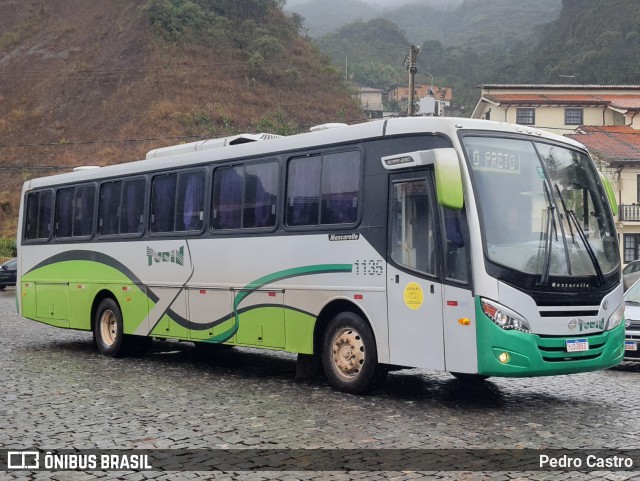 Turin Transportes 1135 na cidade de Ouro Preto, Minas Gerais, Brasil, por Pedro Castro. Número da foto: #12358533.