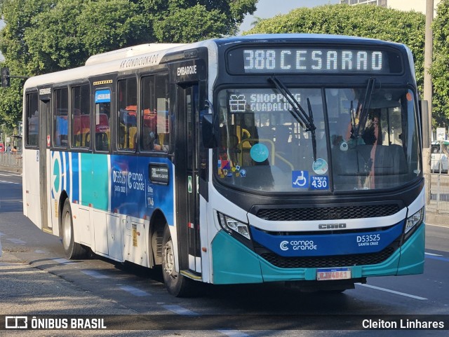 Transportes Campo Grande D53525 na cidade de Rio de Janeiro, Rio de Janeiro, Brasil, por Cleiton Linhares. Número da foto: #12358974.