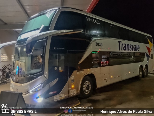 Transvale Turismo 3030 na cidade de Estiva, Minas Gerais, Brasil, por Henrique Alves de Paula Silva. Número da foto: #12357607.