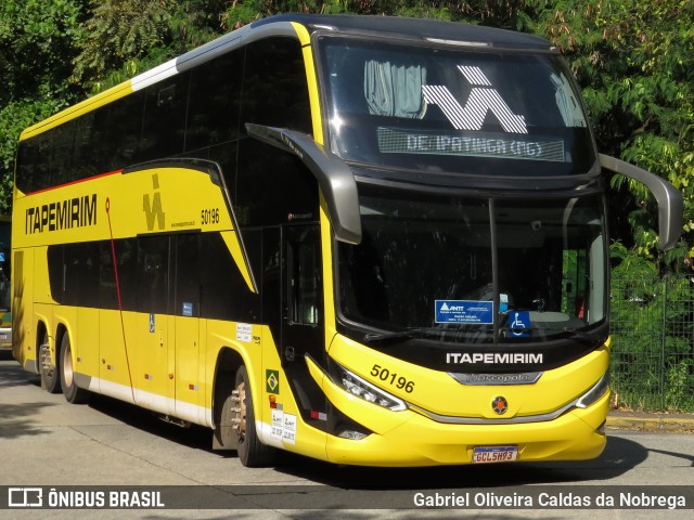 Viação Nova Itapemirim 50196 na cidade de São Paulo, São Paulo, Brasil, por Gabriel Oliveira Caldas da Nobrega. Número da foto: #12359385.