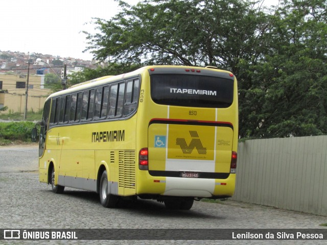 Viação Itapemirim 8513 na cidade de Caruaru, Pernambuco, Brasil, por Lenilson da Silva Pessoa. Número da foto: #12362249.
