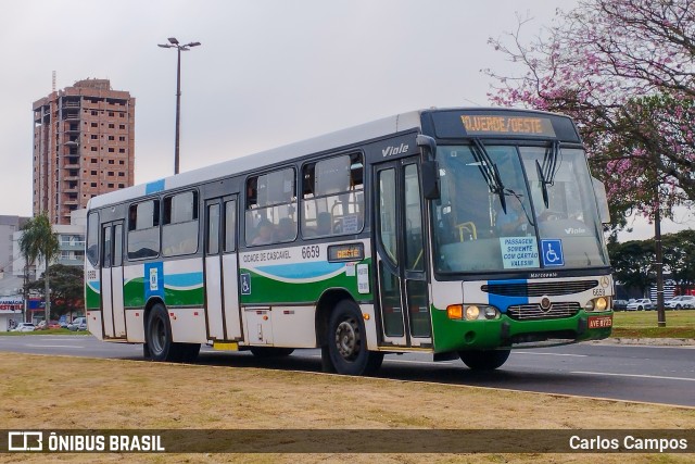 Viação Capital do Oeste 6659 na cidade de Cascavel, Paraná, Brasil, por Carlos Campos. Número da foto: #12360502.