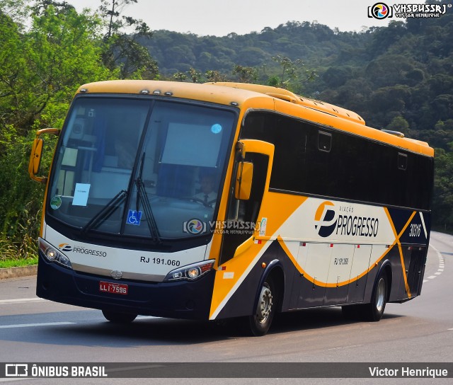 Viação Progresso 30316 na cidade de Petrópolis, Rio de Janeiro, Brasil, por Victor Henrique. Número da foto: #12361574.