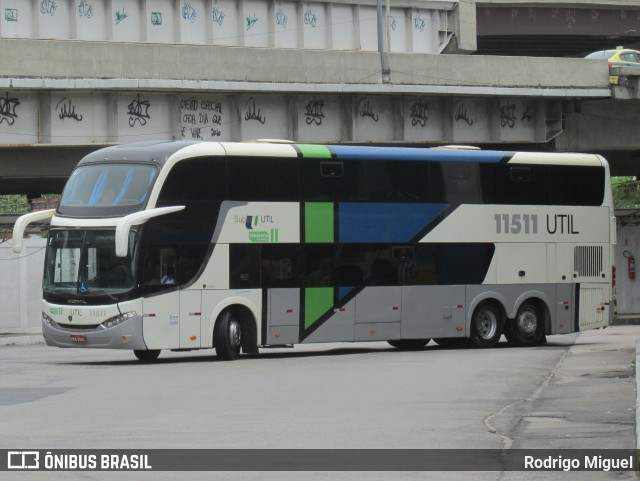 UTIL - União Transporte Interestadual de Luxo 11511 na cidade de Rio de Janeiro, Rio de Janeiro, Brasil, por Rodrigo Miguel. Número da foto: #12362468.