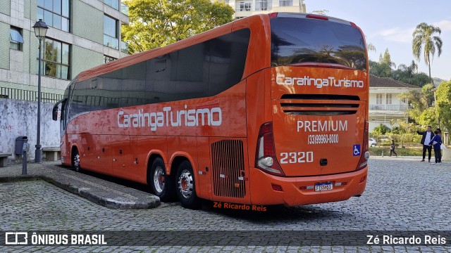 Caratinga Turismo 2320 na cidade de Petrópolis, Rio de Janeiro, Brasil, por Zé Ricardo Reis. Número da foto: #12360849.