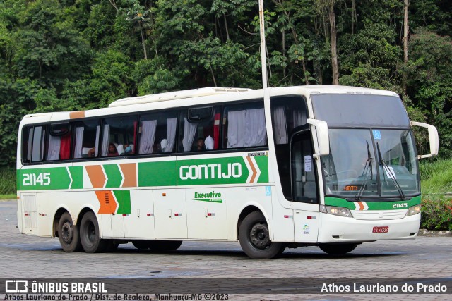 Empresa Gontijo de Transportes 21145 na cidade de Manhuaçu, Minas Gerais, Brasil, por Athos Lauriano do Prado. Número da foto: #12361391.