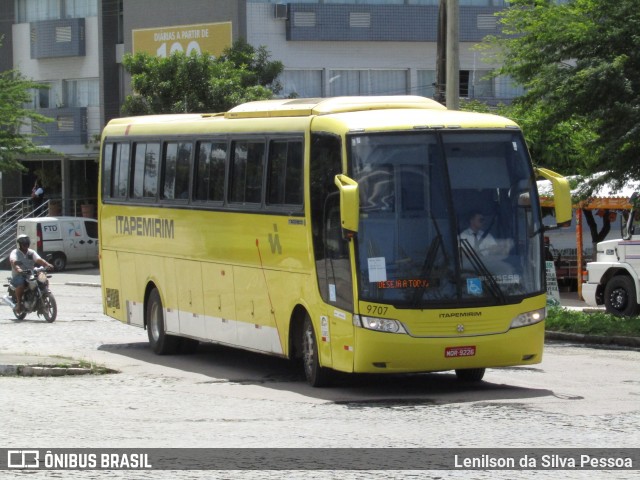 Viação Itapemirim 9707 na cidade de Caruaru, Pernambuco, Brasil, por Lenilson da Silva Pessoa. Número da foto: #12362339.