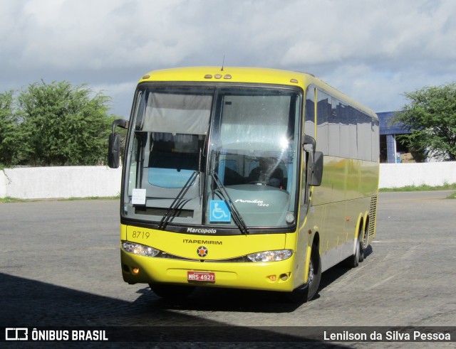 Viação Itapemirim 8719 na cidade de Caruaru, Pernambuco, Brasil, por Lenilson da Silva Pessoa. Número da foto: #12362324.