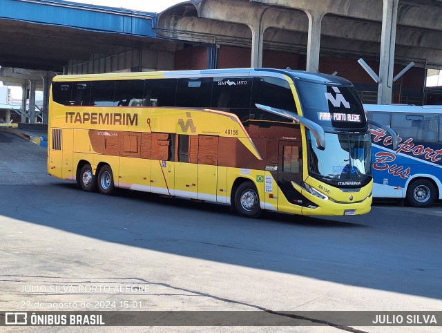 Viação Nova Itapemirim 40156 na cidade de Porto Alegre, Rio Grande do Sul, Brasil, por JULIO SILVA. Número da foto: #12361868.