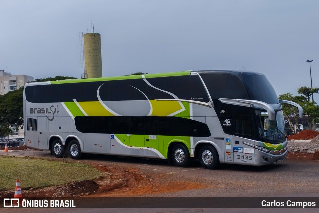 Brasil Sul Linhas Rodoviárias 3435 na cidade de Cascavel, Paraná, Brasil, por Carlos Campos. Número da foto: #12360480.