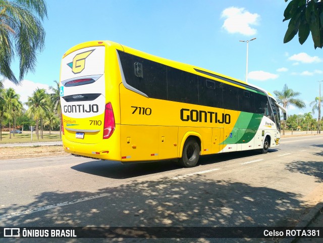 Empresa Gontijo de Transportes 7110 na cidade de Ipatinga, Minas Gerais, Brasil, por Celso ROTA381. Número da foto: #12362807.