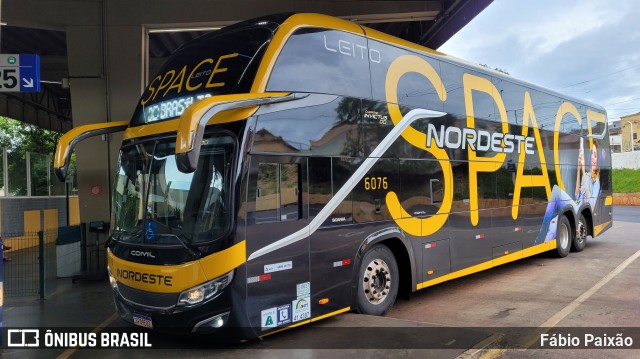 Expresso Nordeste 6076 na cidade de Ribeirão Preto, São Paulo, Brasil, por Fábio Paixão. Número da foto: #12362700.