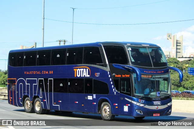 Viação Total 927 na cidade de São Paulo, São Paulo, Brasil, por Diego Henrique. Número da foto: #12365436.