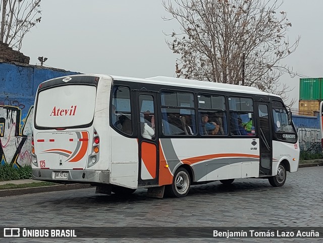 Atevil 125 na cidade de Estación Central, Santiago, Metropolitana de Santiago, Chile, por Benjamín Tomás Lazo Acuña. Número da foto: #12364780.