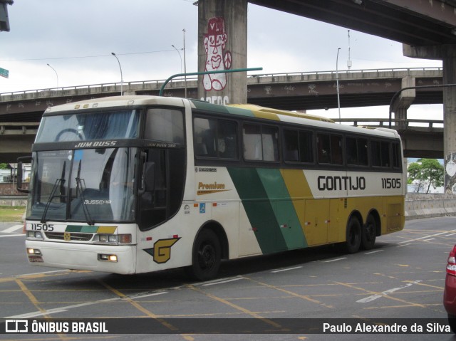Empresa Gontijo de Transportes 11505 na cidade de Rio de Janeiro, Rio de Janeiro, Brasil, por Paulo Alexandre da Silva. Número da foto: #12364439.