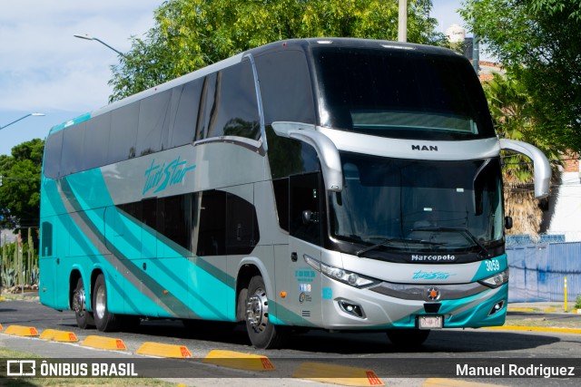 Turistar 3059 na cidade de León, Guanajuato, México, por Manuel Rodriguez. Número da foto: #12365568.