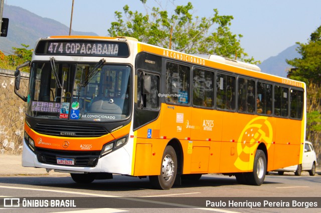 Empresa de Transportes Braso Lisboa A29025 na cidade de Rio de Janeiro, Rio de Janeiro, Brasil, por Paulo Henrique Pereira Borges. Número da foto: #12364647.