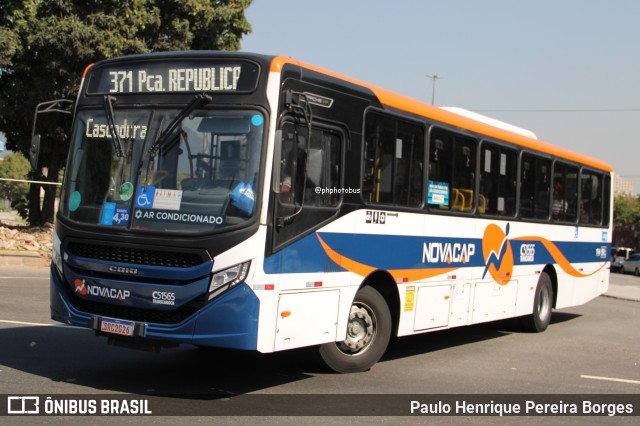 Viação Novacap C51565 na cidade de Rio de Janeiro, Rio de Janeiro, Brasil, por Paulo Henrique Pereira Borges. Número da foto: #12364634.