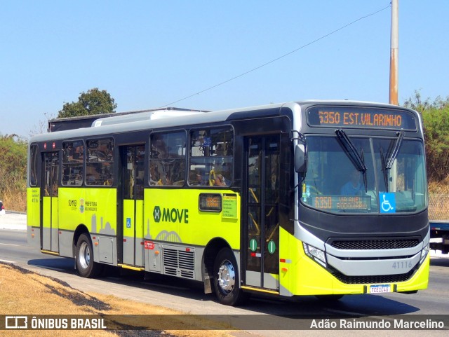 Urca Auto Ônibus 41116 na cidade de Belo Horizonte, Minas Gerais, Brasil, por Adão Raimundo Marcelino. Número da foto: #12362655.