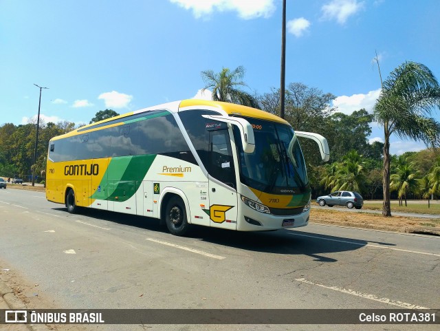 Empresa Gontijo de Transportes 7110 na cidade de Ipatinga, Minas Gerais, Brasil, por Celso ROTA381. Número da foto: #12362804.