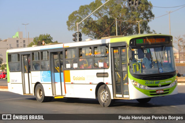 HP Transportes Coletivos 20341 na cidade de Goiânia, Goiás, Brasil, por Paulo Henrique Pereira Borges. Número da foto: #12364706.