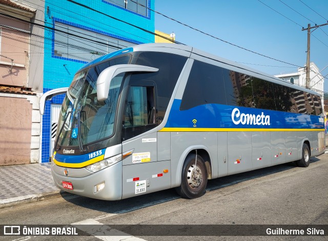 Viação Cometa 18535 na cidade de Santos, São Paulo, Brasil, por Guilherme Silva. Número da foto: #12362839.
