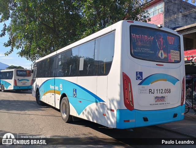 Auto Viação Vera Cruz - Belford Roxo RJ 112.058 na cidade de Nova Iguaçu, Rio de Janeiro, Brasil, por Paulo Leandro. Número da foto: #12364516.