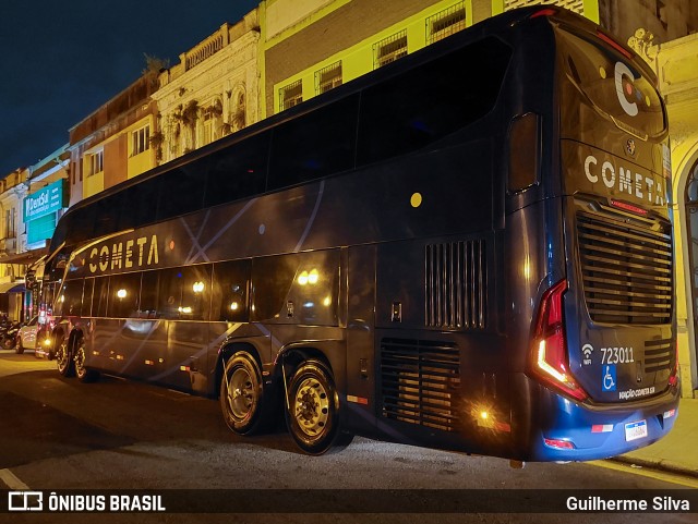 Viação Cometa 723011 na cidade de Santos, São Paulo, Brasil, por Guilherme Silva. Número da foto: #12362823.