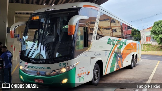 Empresa de Transportes Andorinha 6175 na cidade de Ribeirão Preto, São Paulo, Brasil, por Fábio Paixão. Número da foto: #12362725.