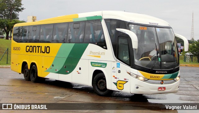 Empresa Gontijo de Transportes 18200 na cidade de Foz do Iguaçu, Paraná, Brasil, por Vagner Valani. Número da foto: #12364736.