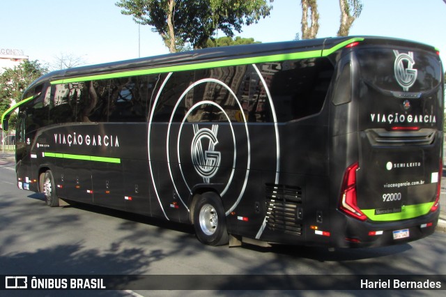 Viação Garcia 92000 na cidade de Curitiba, Paraná, Brasil, por Hariel Bernades. Número da foto: #12365251.