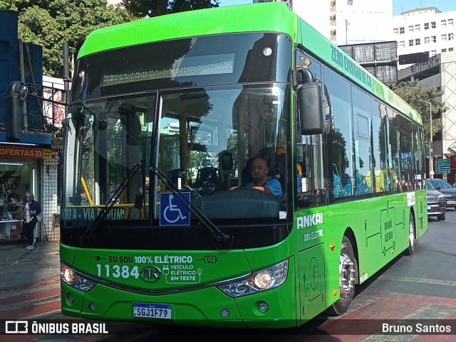 Viação Globo 11384 na cidade de Belo Horizonte, Minas Gerais, Brasil, por Bruno Santos. Número da foto: #12363150.