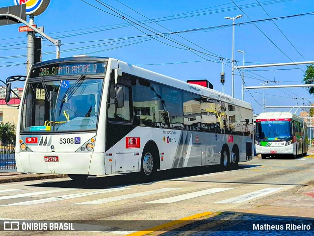 Next Mobilidade - ABC Sistema de Transporte 5308 na cidade de São Bernardo do Campo, São Paulo, Brasil, por Matheus Ribeiro. Número da foto: #12365012.