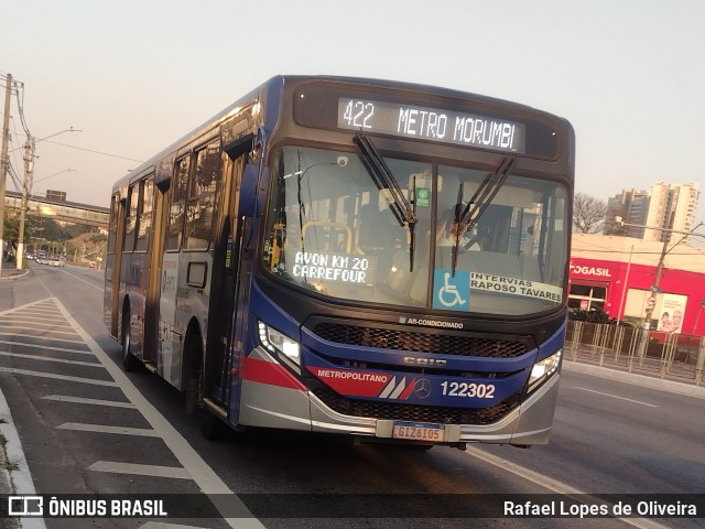 Auto Viação Bragança Metropolitana > Viação Raposo Tavares 12.2302 na cidade de São Paulo, São Paulo, Brasil, por Rafael Lopes de Oliveira. Número da foto: #12362989.