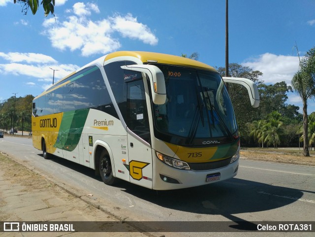 Empresa Gontijo de Transportes 7135 na cidade de Ipatinga, Minas Gerais, Brasil, por Celso ROTA381. Número da foto: #12362790.