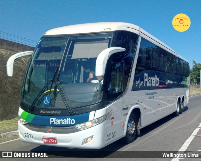 Planalto Transportes 2511 na cidade de Campinas, São Paulo, Brasil, por Wellington Lima. Número da foto: #12364424.