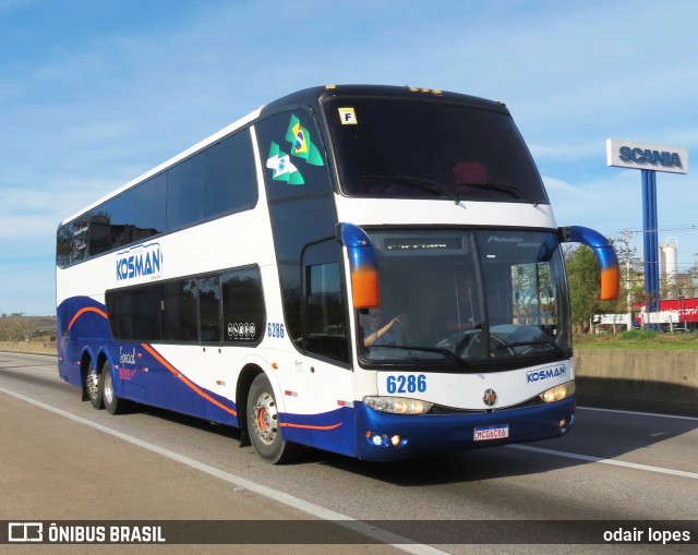 Kosman Transportes 6286 na cidade de Caçapava, São Paulo, Brasil, por odair lopes. Número da foto: #12365142.
