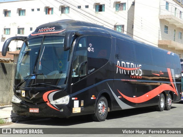 Artbus Turismo 1600 na cidade de Trindade, Goiás, Brasil, por Victor Hugo  Ferreira Soares. Número da foto: #12363776.