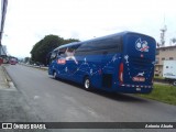 Tica Bus Transportes Internacionales Centroamericanos E22 na cidade de La Uruca, San José, San José, Costa Rica, por Antonio Aburto. Número da foto: #:id.